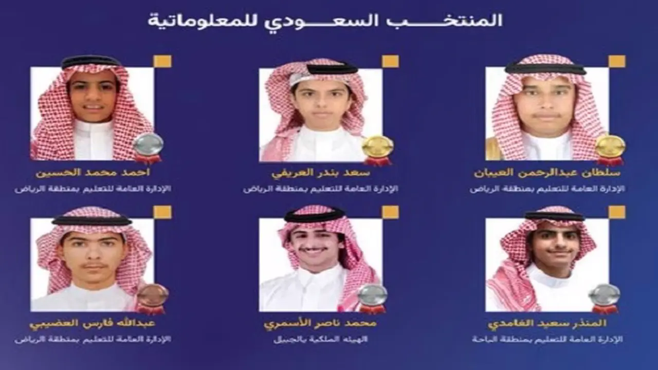 طلاب المملكة يحققون 5 جوائز في أولمبياد المعلوماتية العالمي